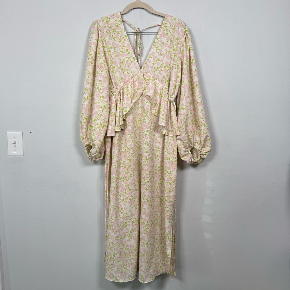 Topshop Light Floral Maxi Dress, Size 6, Great Condition - Picture 4 of 16